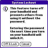 Off and Lock
